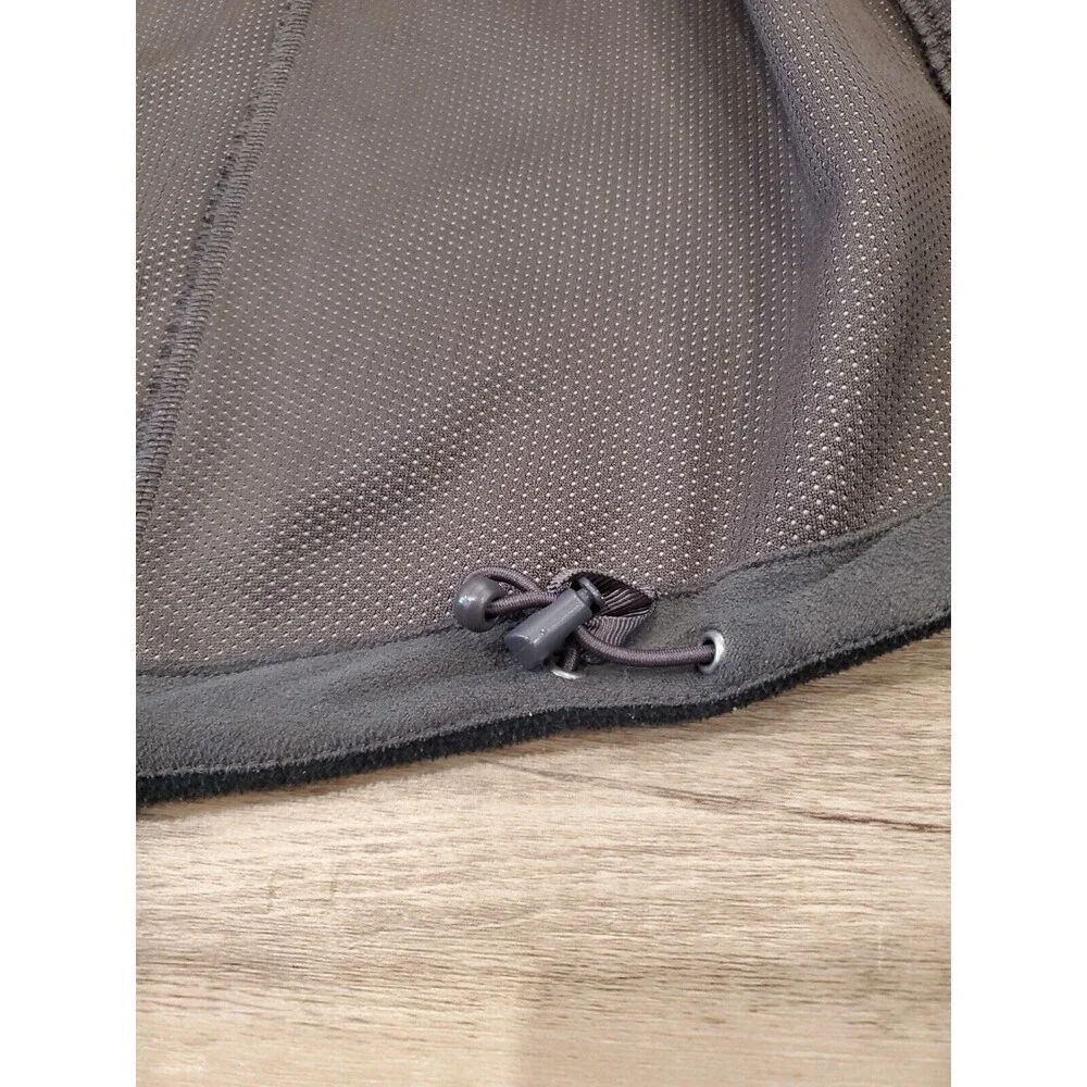 North Face WindWall Heavyweight Fleece Jacket Black Sz M Performance Full Zip